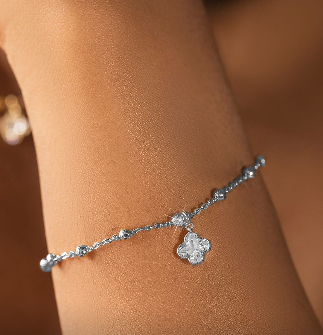 Pulseira Cravo Prata